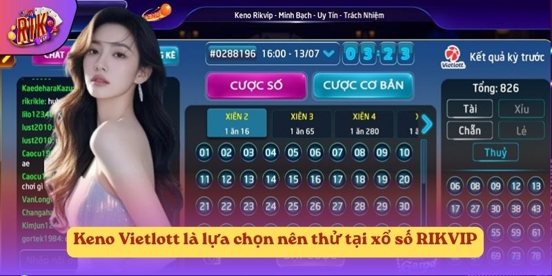Keno Vietlott là lựa chọn nên thử tại xổ số RIKVIP Keno Vietlott là lựa chọn nên thử tại xổ số RIKVIP